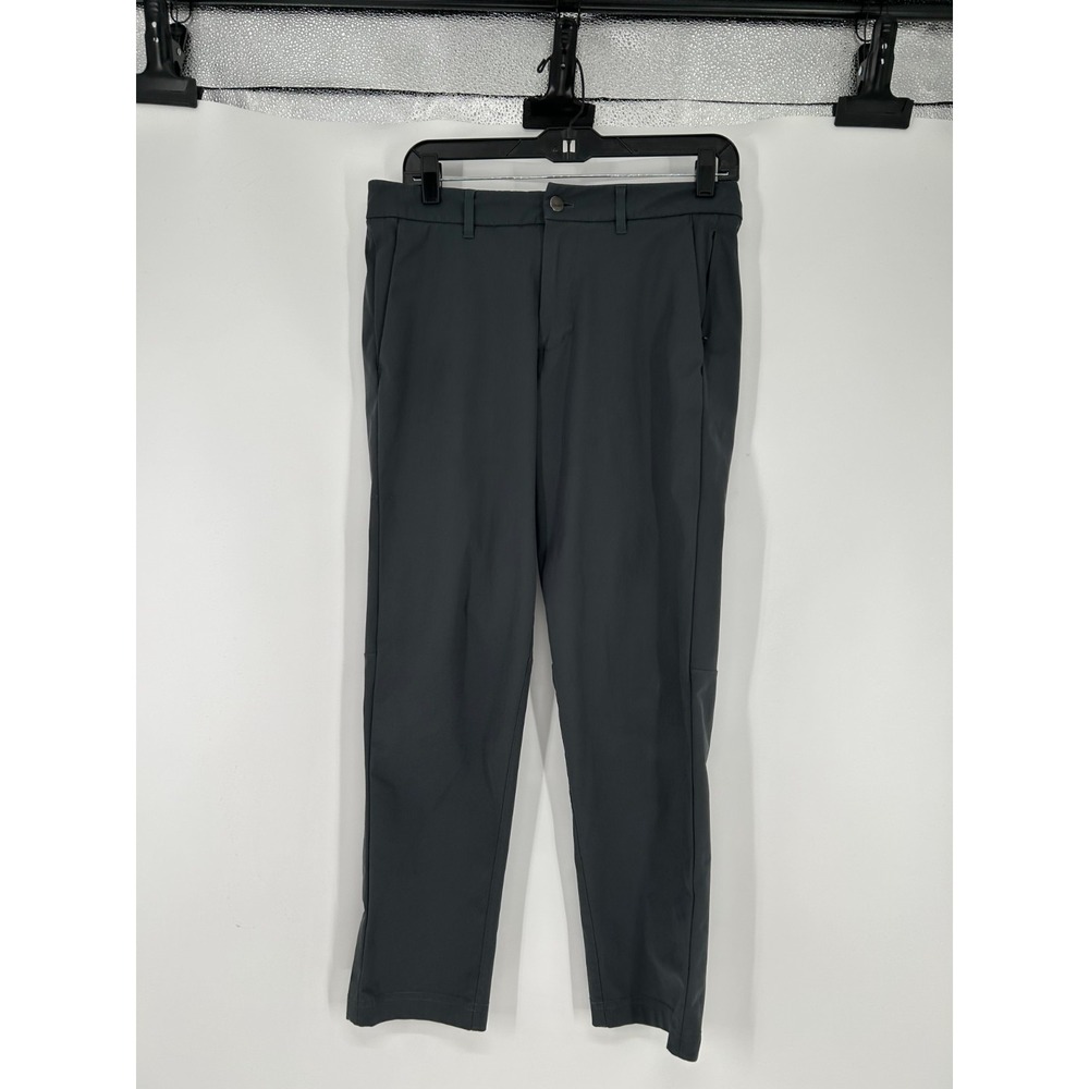 Lululemon Commission Pant Slim Warpstreme 28" Obsidian Chino Pants Mens 30x28